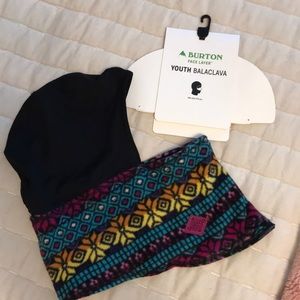 Burton Youth Face Layer Balaclava Figaro Stripe